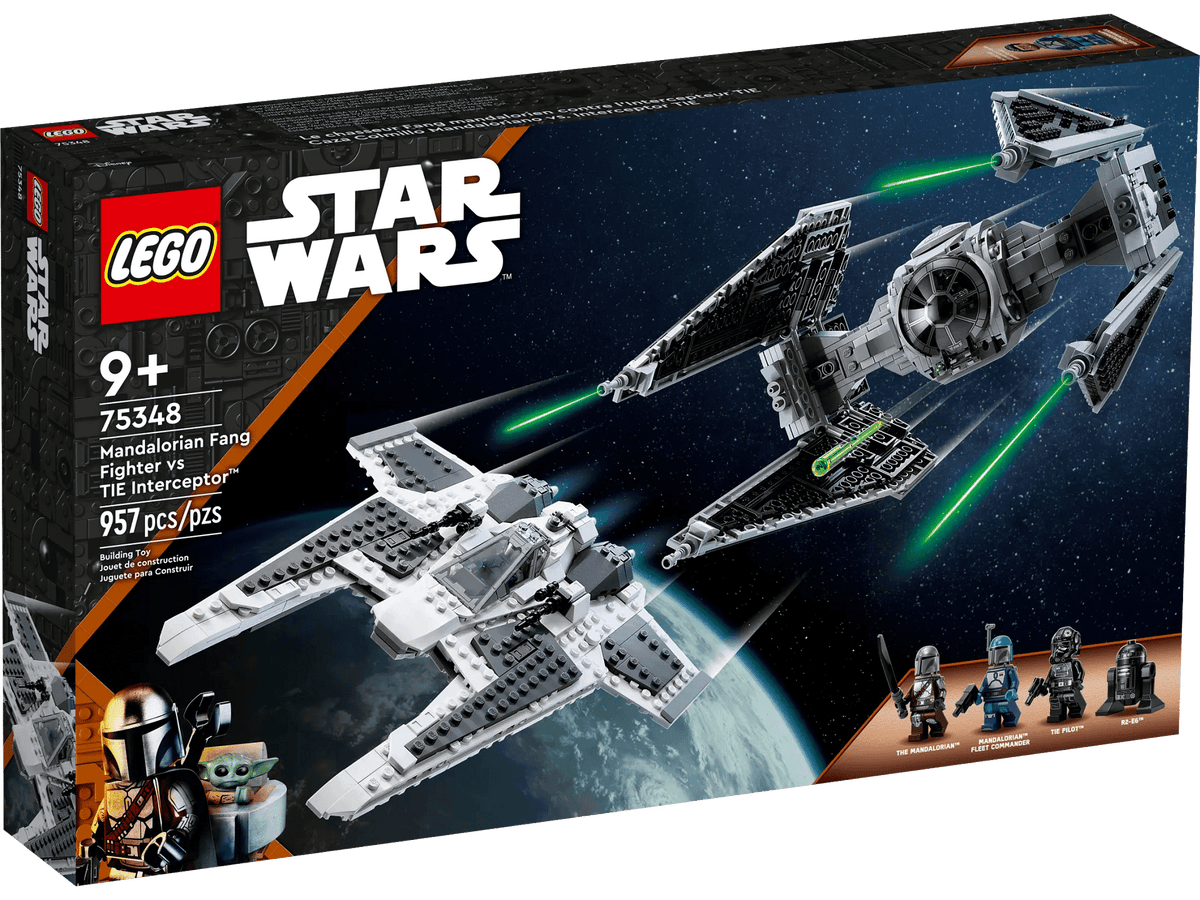 LEGO® 75348 Mandalorian Fang Fighter vs. TIE Interceptor - Star Wars™