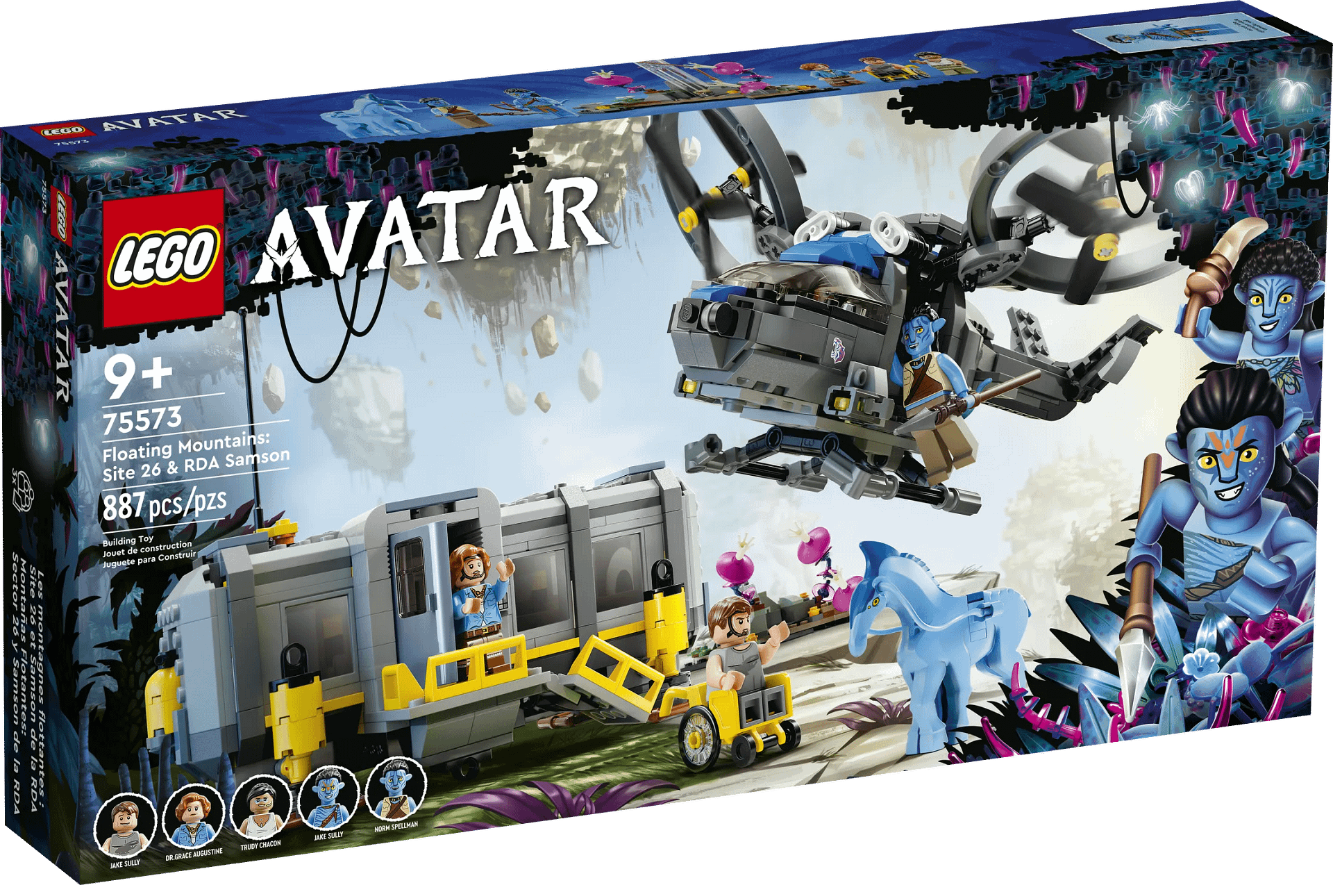 LEGO® 75573 Floating Mountains: Site 26 and RDA Samson - Avatar