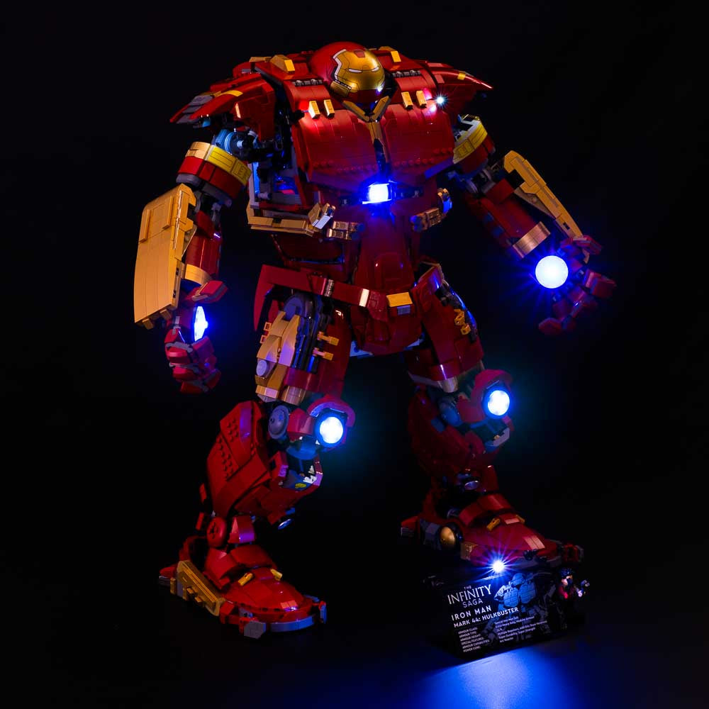 Light My Bricks - LIGHT KIT for LEGO® Hulkbuster 76210