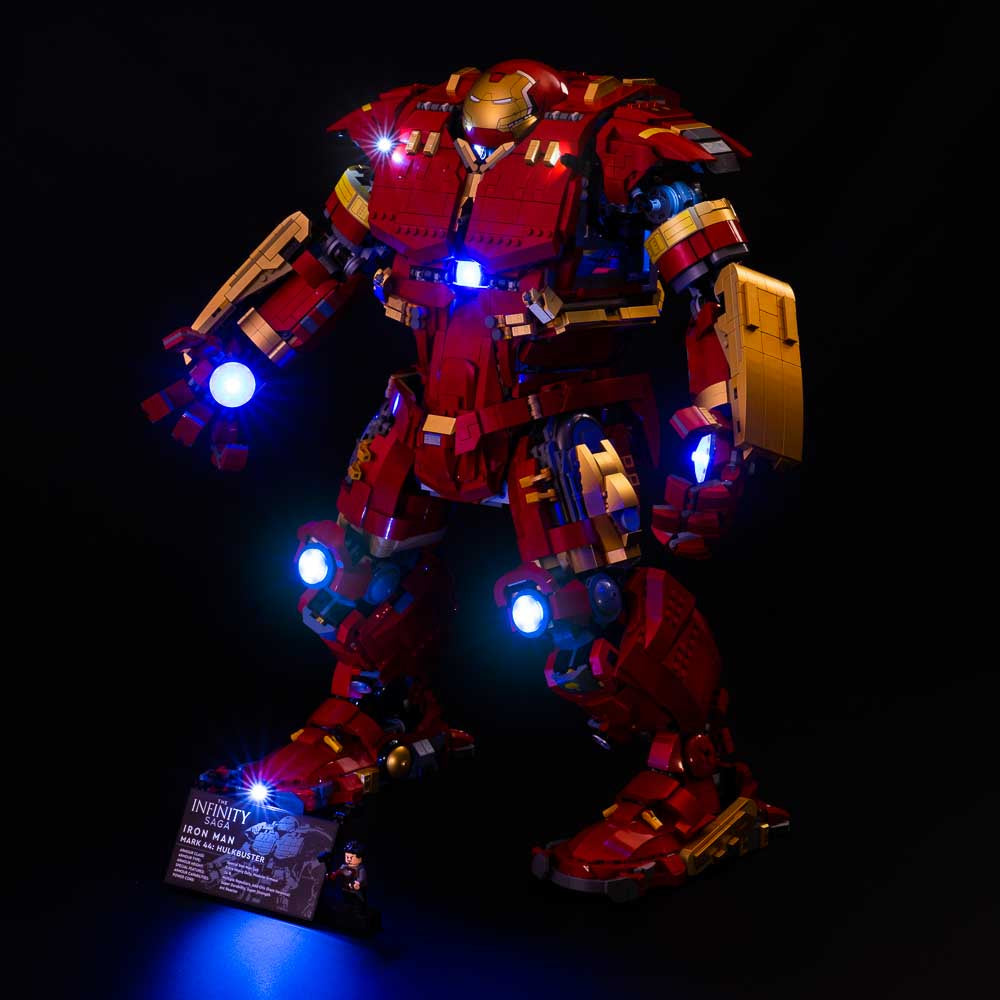 Light My Bricks - LIGHT KIT for LEGO® Hulkbuster 76210