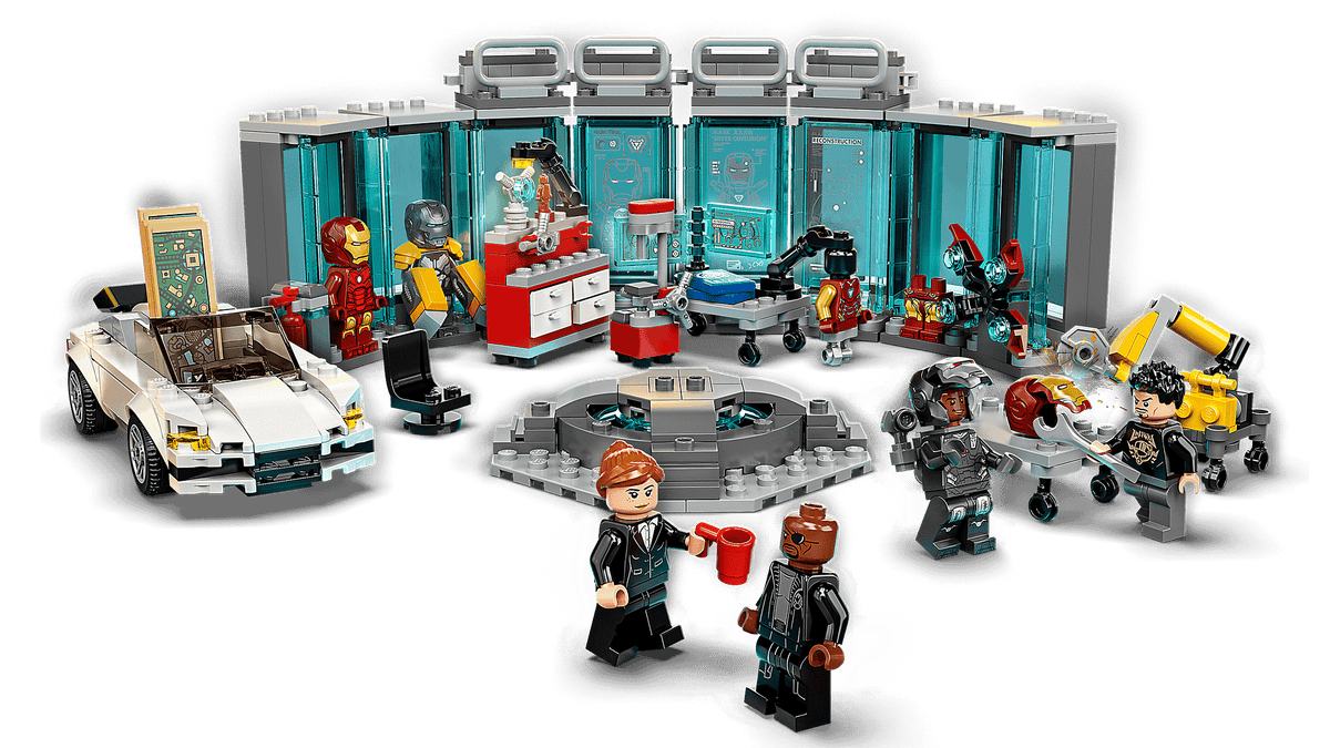 LEGO® 76216 Iron Man Armoury - Marvel Super Heroes