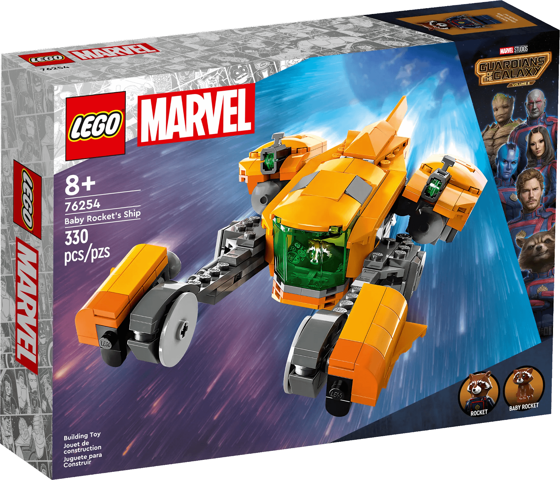 LEGO® 76254 Baby Rockets Ship - Super Heroes Marvel Guardians of the Galaxy Volume 3