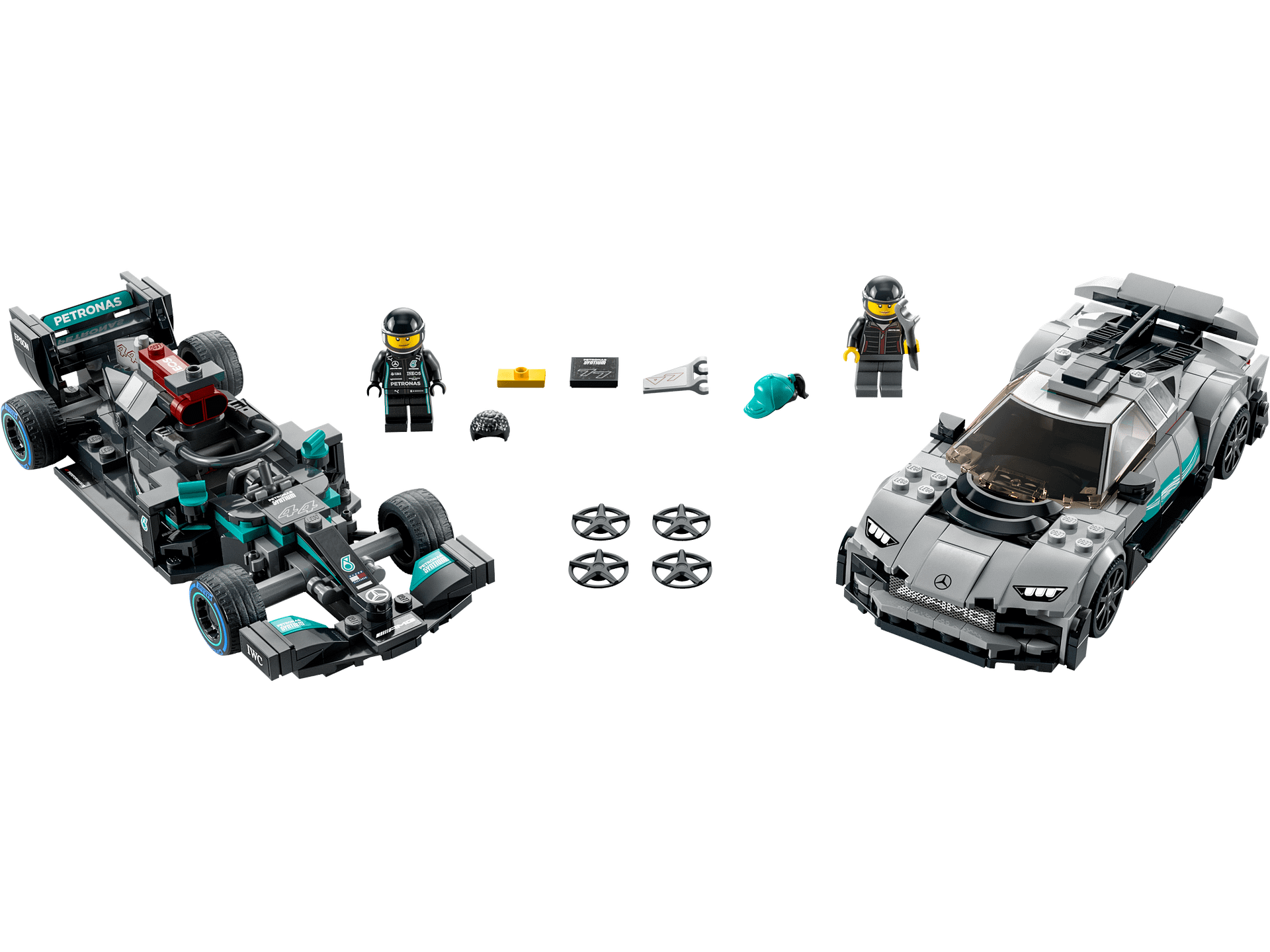 LEGO® 76909 Mercedes-AMG F1 W12 E Performance & Mercedes-AMG Project One - Speed Champions