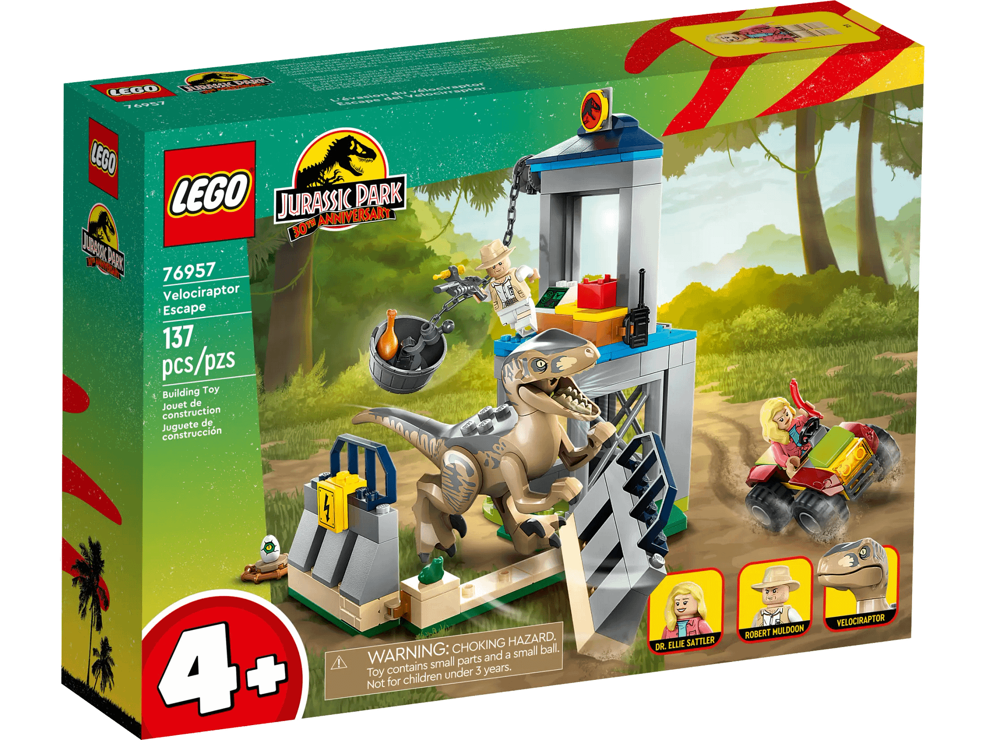 LEGO® 76957 Velociraptor Escape - Jurassic World™ 4+