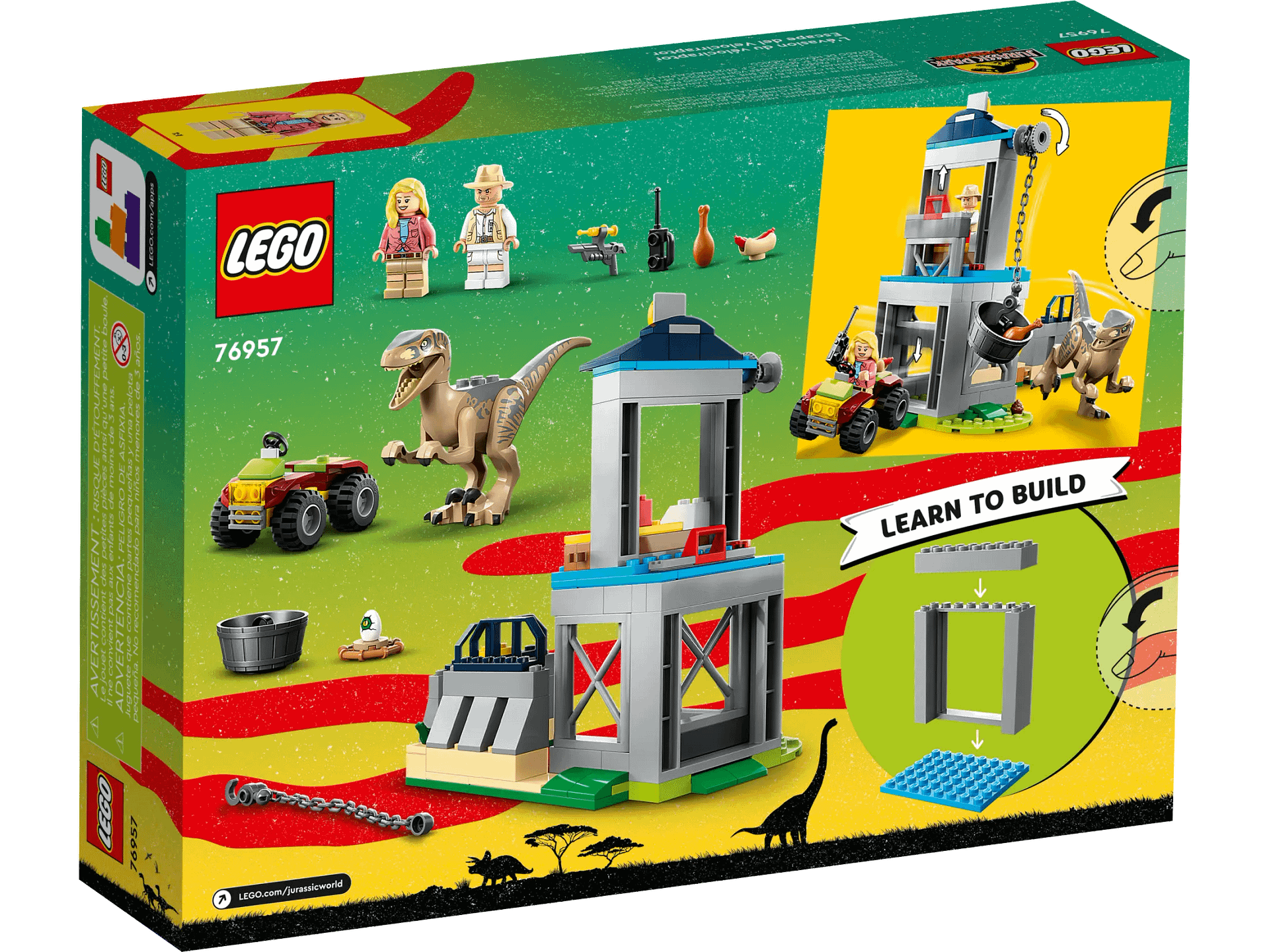 LEGO® 76957 Velociraptor Escape - Jurassic World™ 4+