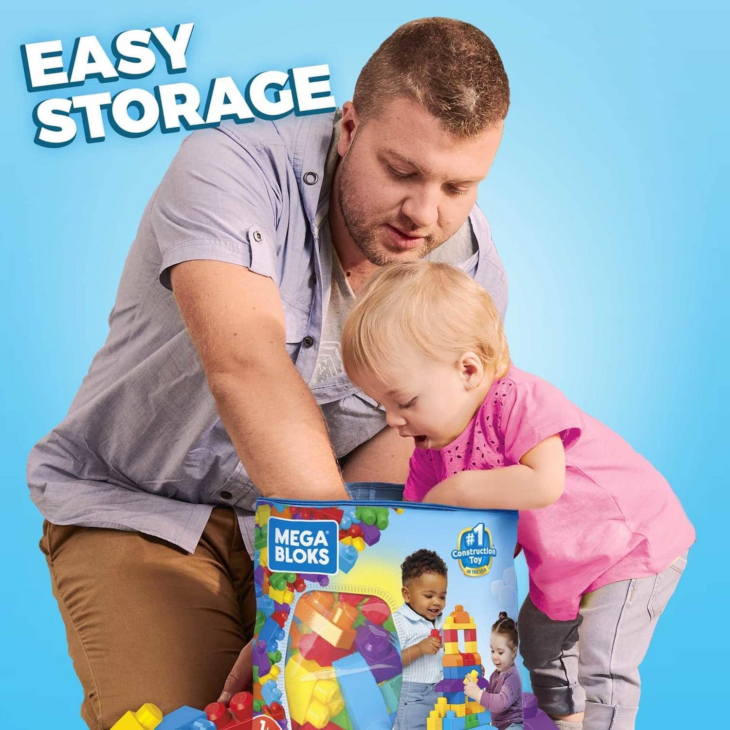 MEGA BLOKS - First Builders Big Building Bag - Fisher-Price