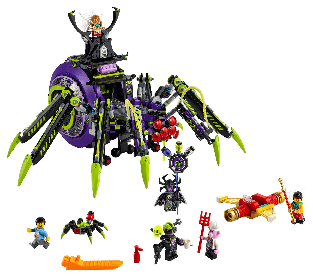 LEGO® 80022 Spider Queen's Arachnoid Base - Monkie Kid™