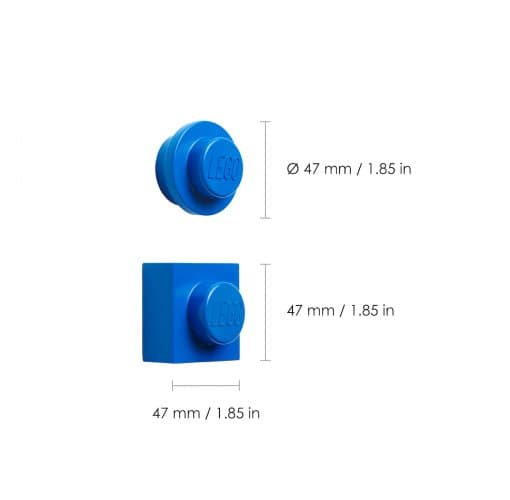 LEGO® MAGNET SET - BLUE - Room Copenhagen