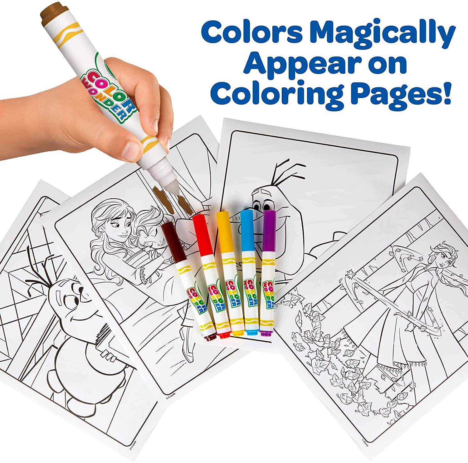 Crayola - Disney Frozen Color Wonder Set - Mess Free Markers Crayola