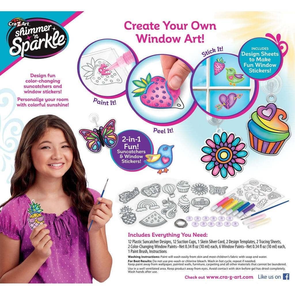 Cra-Z-Art - Shimmer 'n Sparkle Color-change Window Art