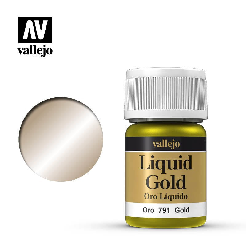 VALLEJO MODEL LIQUID METALLIC GOLD 35ML AV70791 35ML