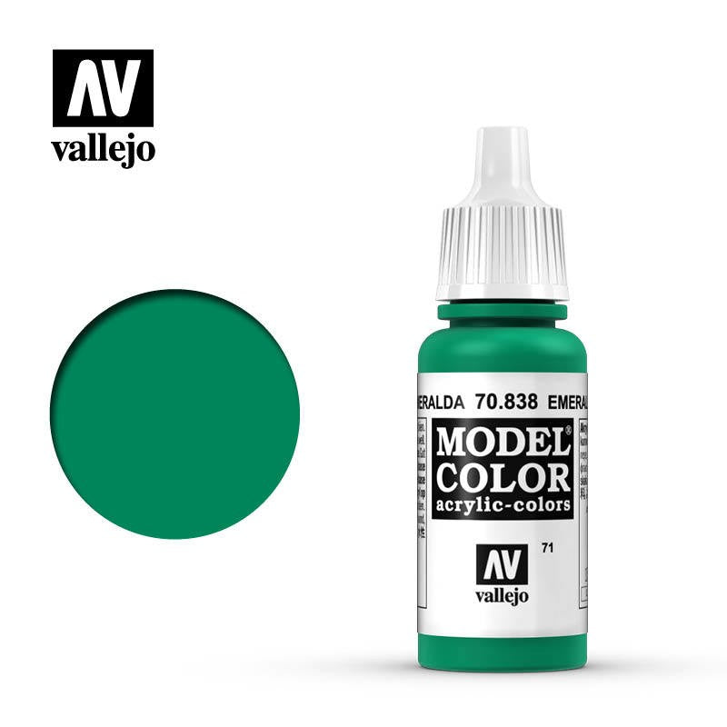 VALLEJO MODEL COLOR EMERALD 17ML AV70838