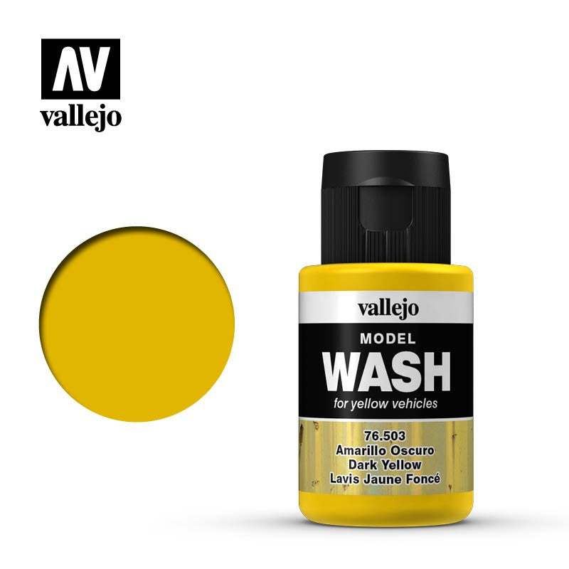 VALLEJO MODEL WASH DARK YELLOW 76503 35ML