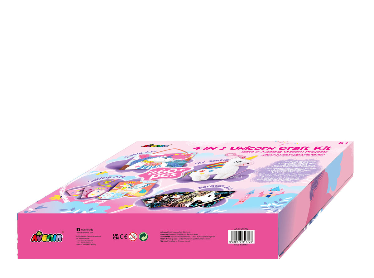 Avenir - 4 In 1 Unicorn Craft Kit - Johnco