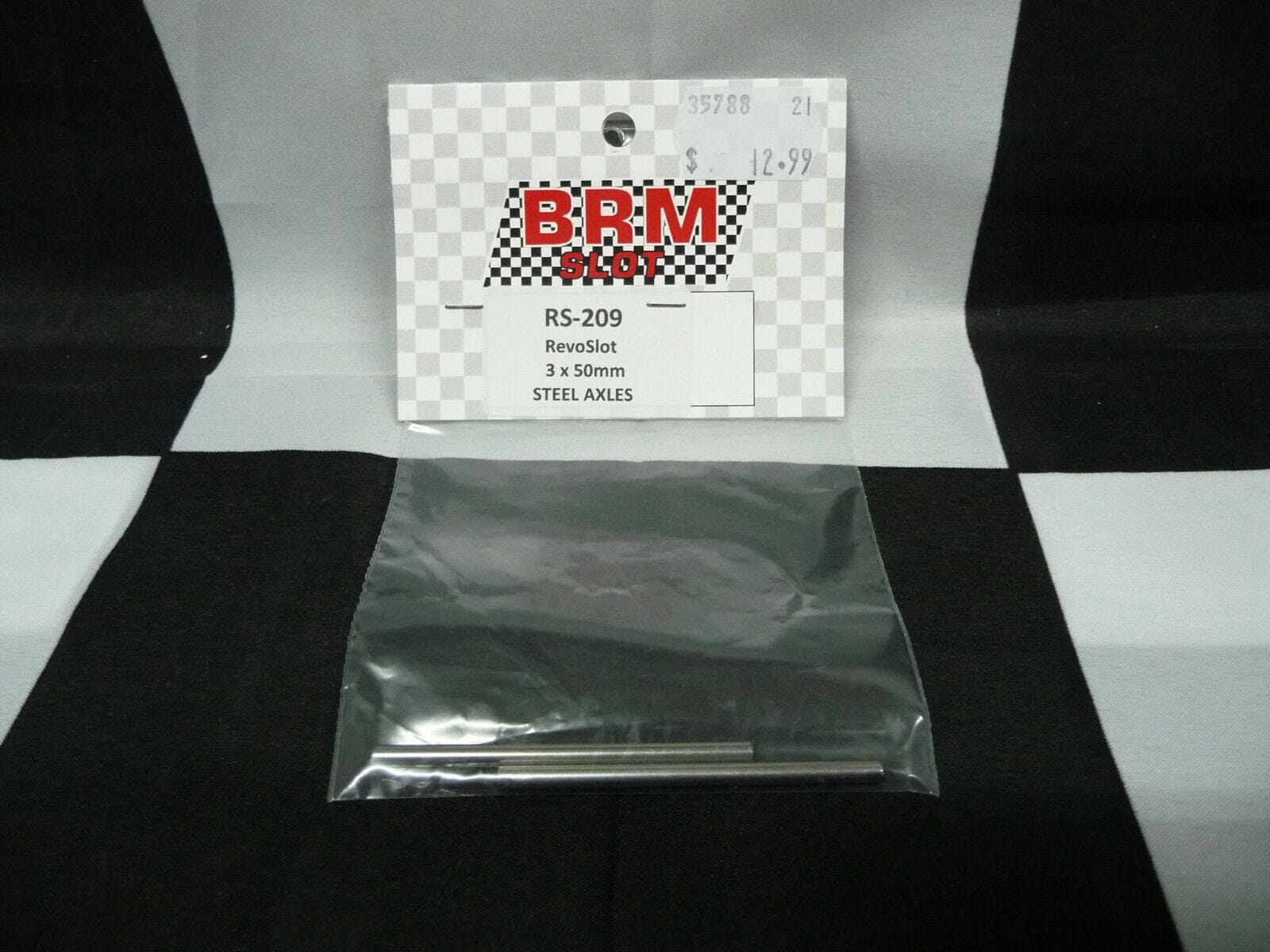 BRM - SLOT RS-209 REVOSLOT 3 X 50MM STEEL AXLES