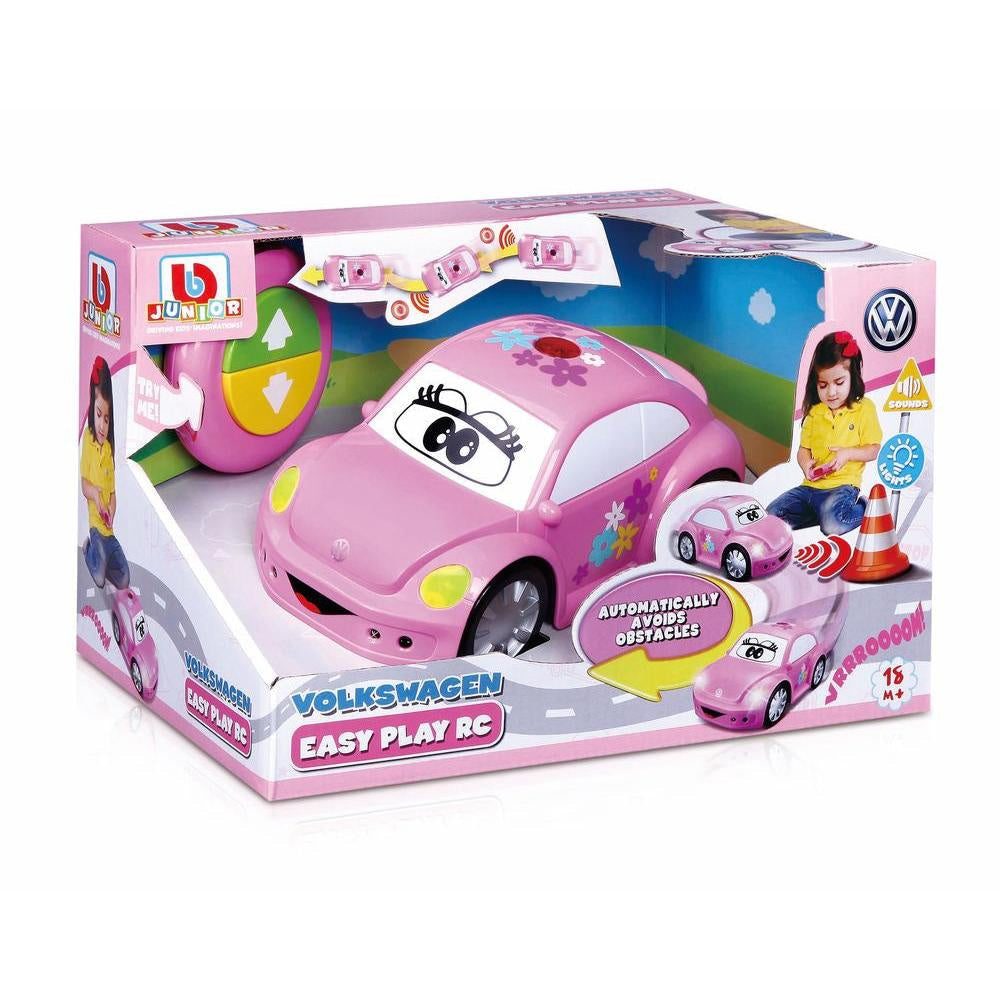 Bburago - Baby Junior Easy Play Rc Beetle Volkswagen Pink