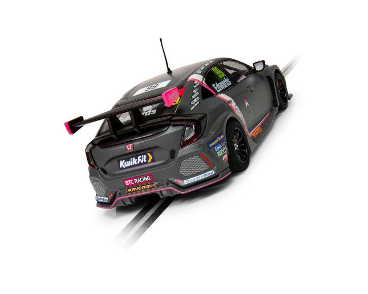 SCALEXTRIC - C4317 HONDA CIVIC TYPE R BTCC 2021 JADE EDWARDS SLOT CAR ALSO SUITS CARRERA
