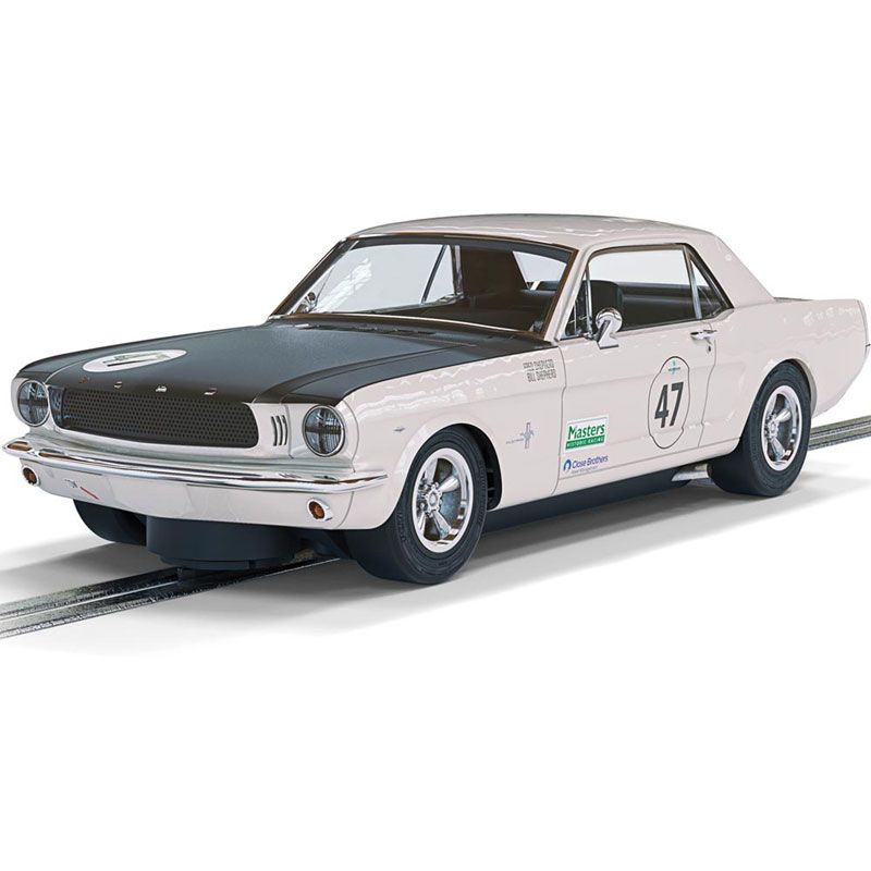 SCALEXTRIC - C4353 FORD MUSTANG BILL AND FRED SHEPHERD SLOT CAR ALSO SUITS CARRERA