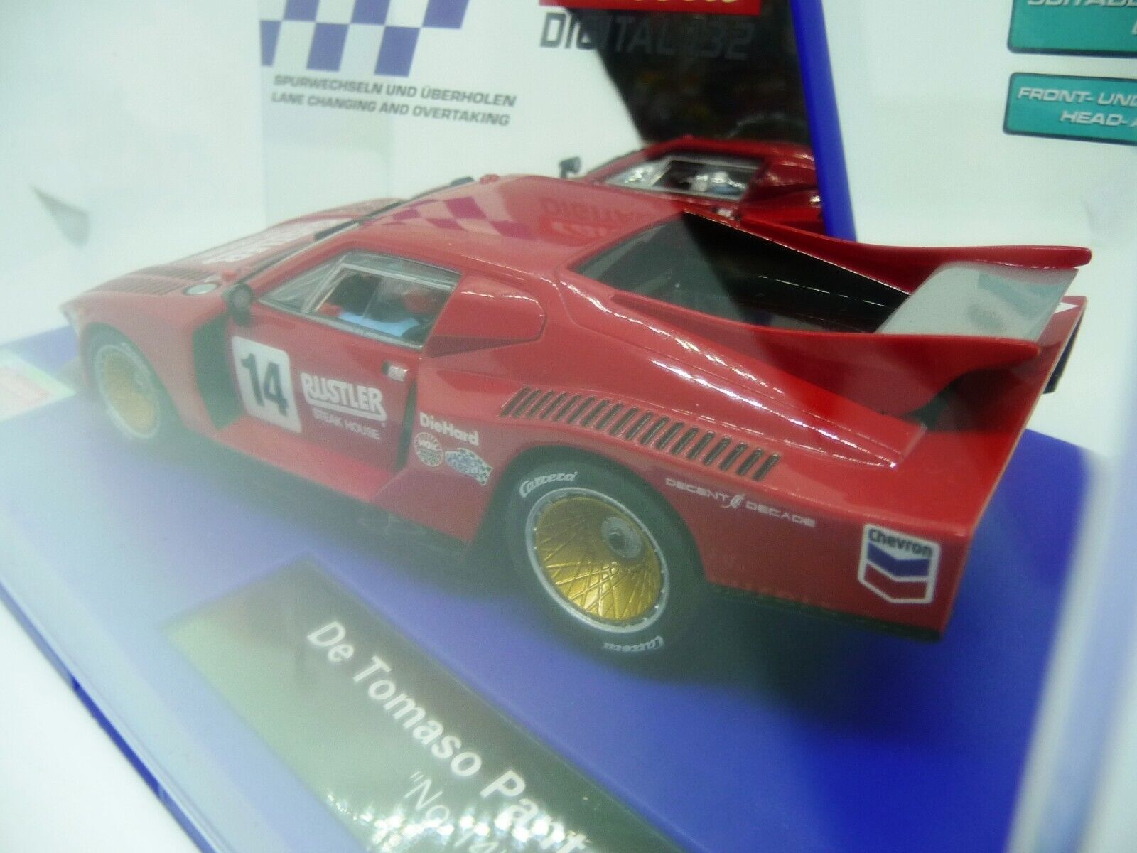 CARRERA - DIGITAL 1:32 - DE TOMASO PANTERA GR 5 NO.14 - SLOT CAR ALSO SUITS SCALEXTRIC