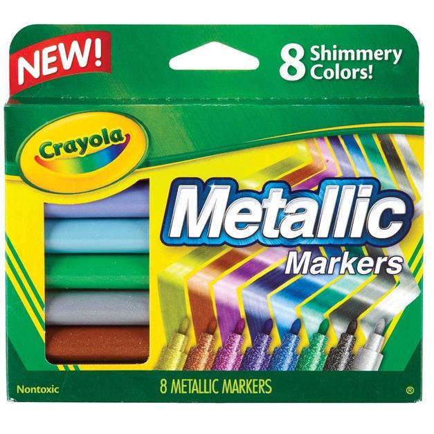 Crayola - Metallic Markers 8 Pack