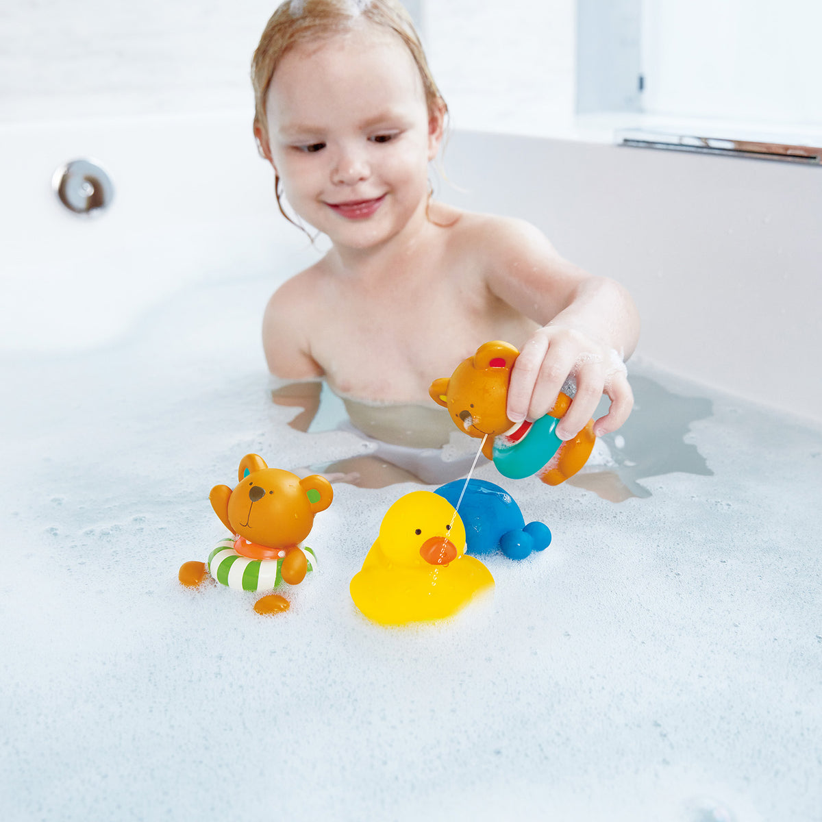 Hape - Wind Up Swimmer Teddy Toy