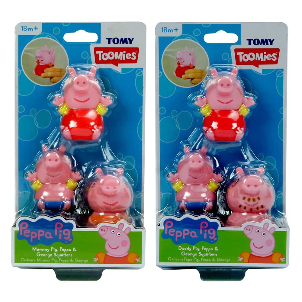 Peppa Pig - Squirters 3 Pack  Assorted TOMY