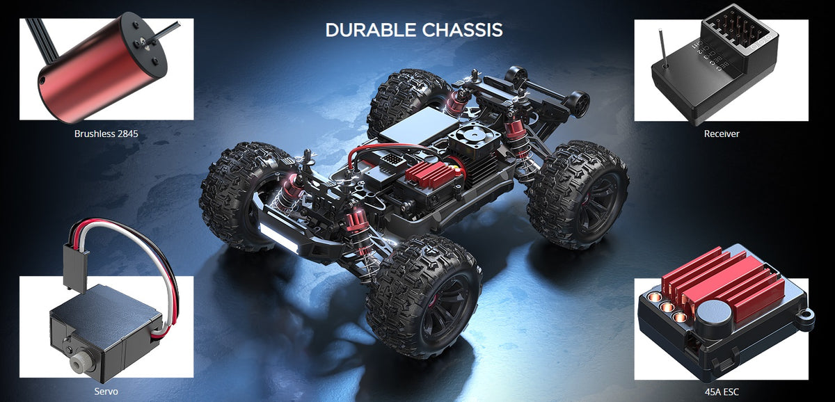 MJX - 1:16 HYPER GO 4WD BRUSHLESS 70KM ON 3S CAPABILITIES 2.4GHZ RC BUGGY (16207)