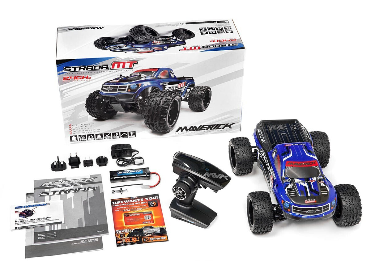 MAVERICK STRADA MT 1/10 BRUSHED ELECTRIC MONSTER TRUCK