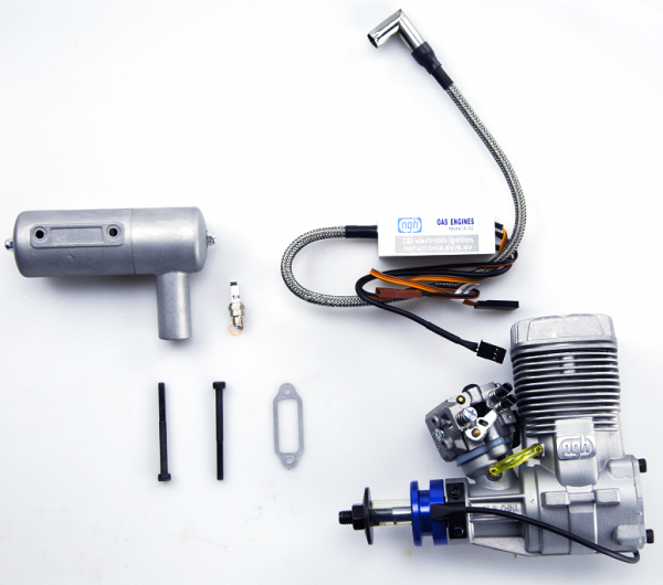 NGH - GT25 25CC GAS 2-STROKE ENGINE WITH MUFFLER