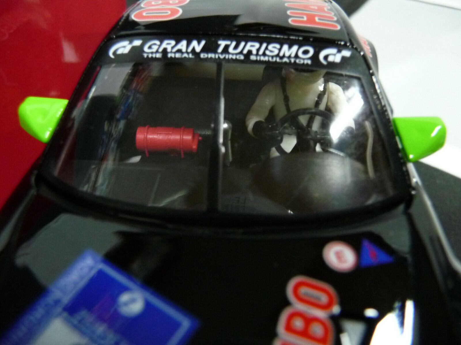 NSR - 1:32 0021AW PORSCHE 997 GT3 HARIBO NO.8 BLACK 2011 SLOT CAR ALSO SUITS SCALEXTRIC/CARRERA