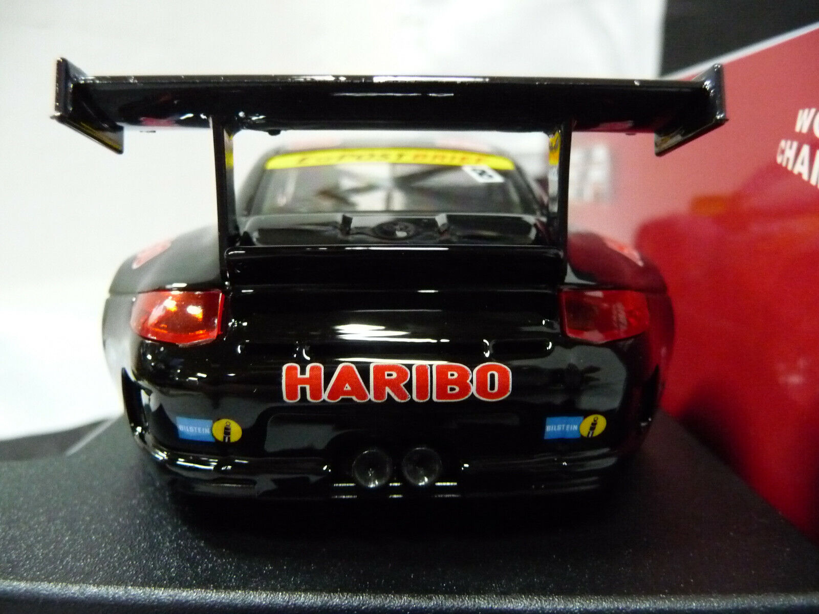 NSR - 1:32 0021AW PORSCHE 997 GT3 HARIBO NO.8 BLACK 2011 SLOT CAR ALSO SUITS SCALEXTRIC/CARRERA