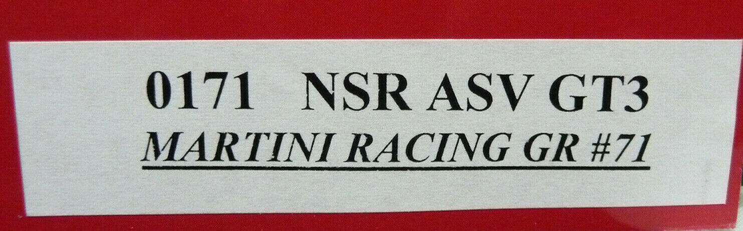 NSR - 1:32 0171 ASV GT3 MARTINI RACING GREY NO.71 SLOT CAR ALSO SUITS SCALEXTRIC/CARRERA
