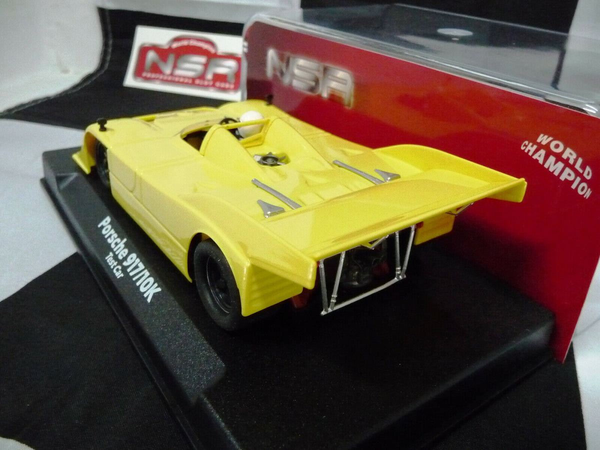 NSR - 1:32 0176SW PORSCHE 917/10K YELLOW TEST CAR SLOT CAR ALSO SUITS SCALEXTR/CARRERA