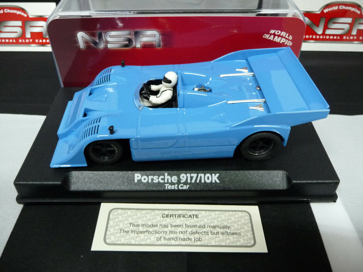 NSR - 1:32 0178SW PORSCHE 917/10K BLUE TEST CAR SLOT CAR ALSO SUITS SCALEXTR/CARRERA