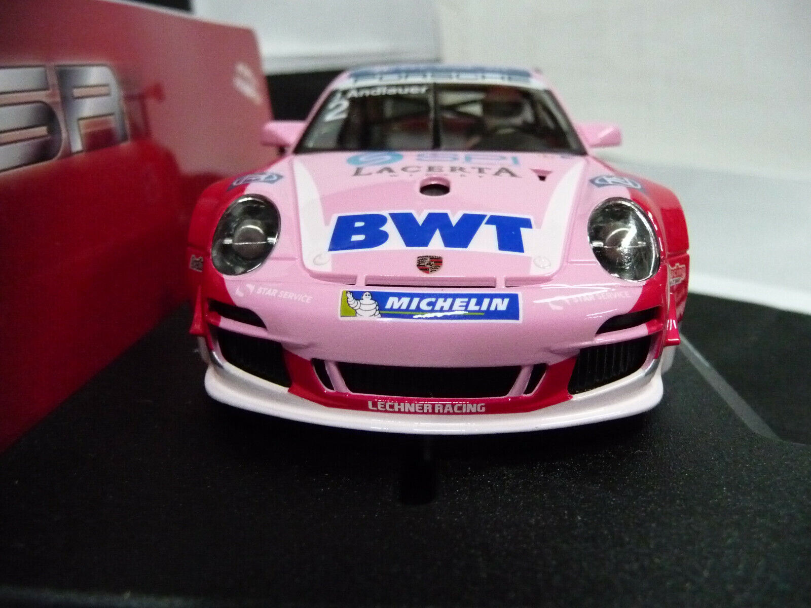 NSR - 1:32 0188AW PORSCHE 997 SUPER CUP BWT J.ANDLAUDER NO.2 SCALEXTRIC/CARRERA