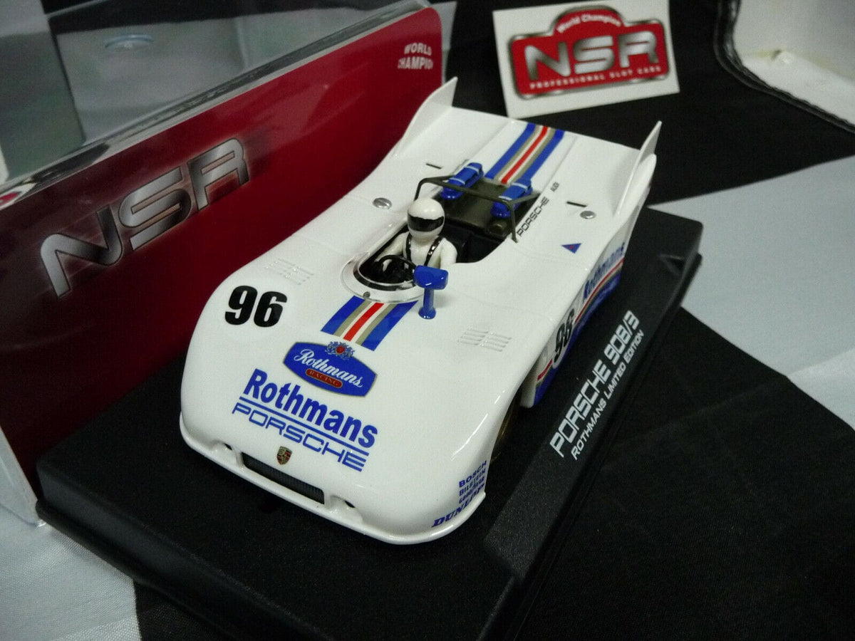 NSR - 1:32 0196SW PORSCHE 908/3 ROTHMANS LIMITED ED NO.96 SLOT CAR ALSO SUITS SCALEXTRIC/CARRERA