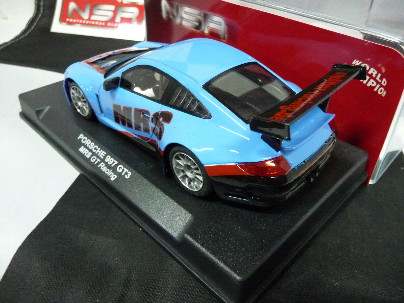 NSR - 1:32 1176AW PORSCHE 997 GT TEAM MRS GT RACING SLOT CAR ALSO SUITS SCALEXTRIC/CARRERA