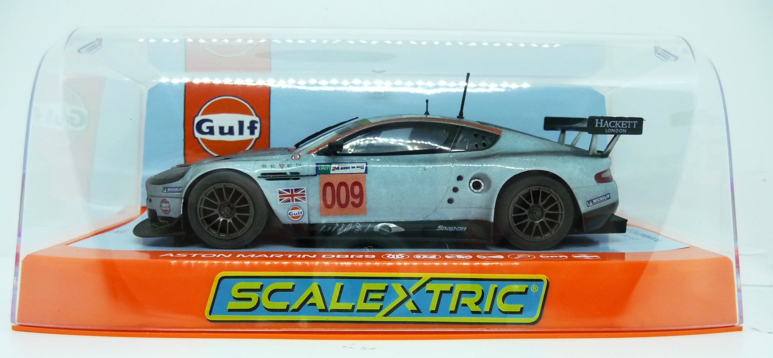 SCALEXTRIC - C4316 ASTON MARTIN DBR9 - GULF EDITION - ROFGO 'DIRTY GIRL'