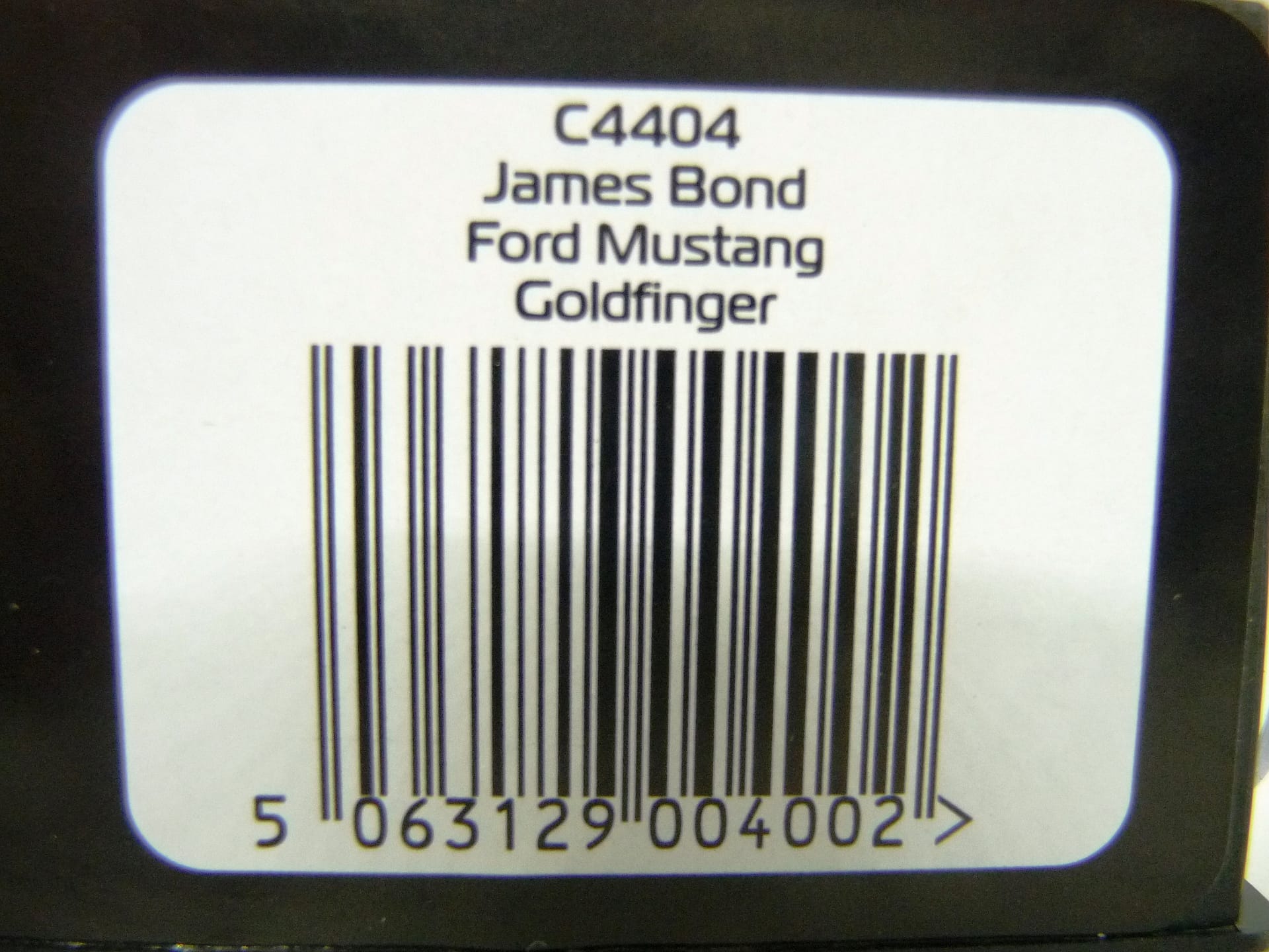 SCALEXTRIC - C4404 JAMES BOND FORD MUSTANG - GOLDFINGER