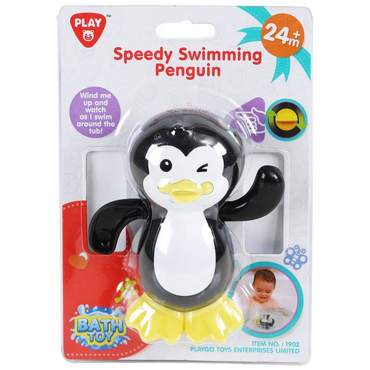 Playgo Toys Ent. Ltd - Speedy Swimming Penguin Bath