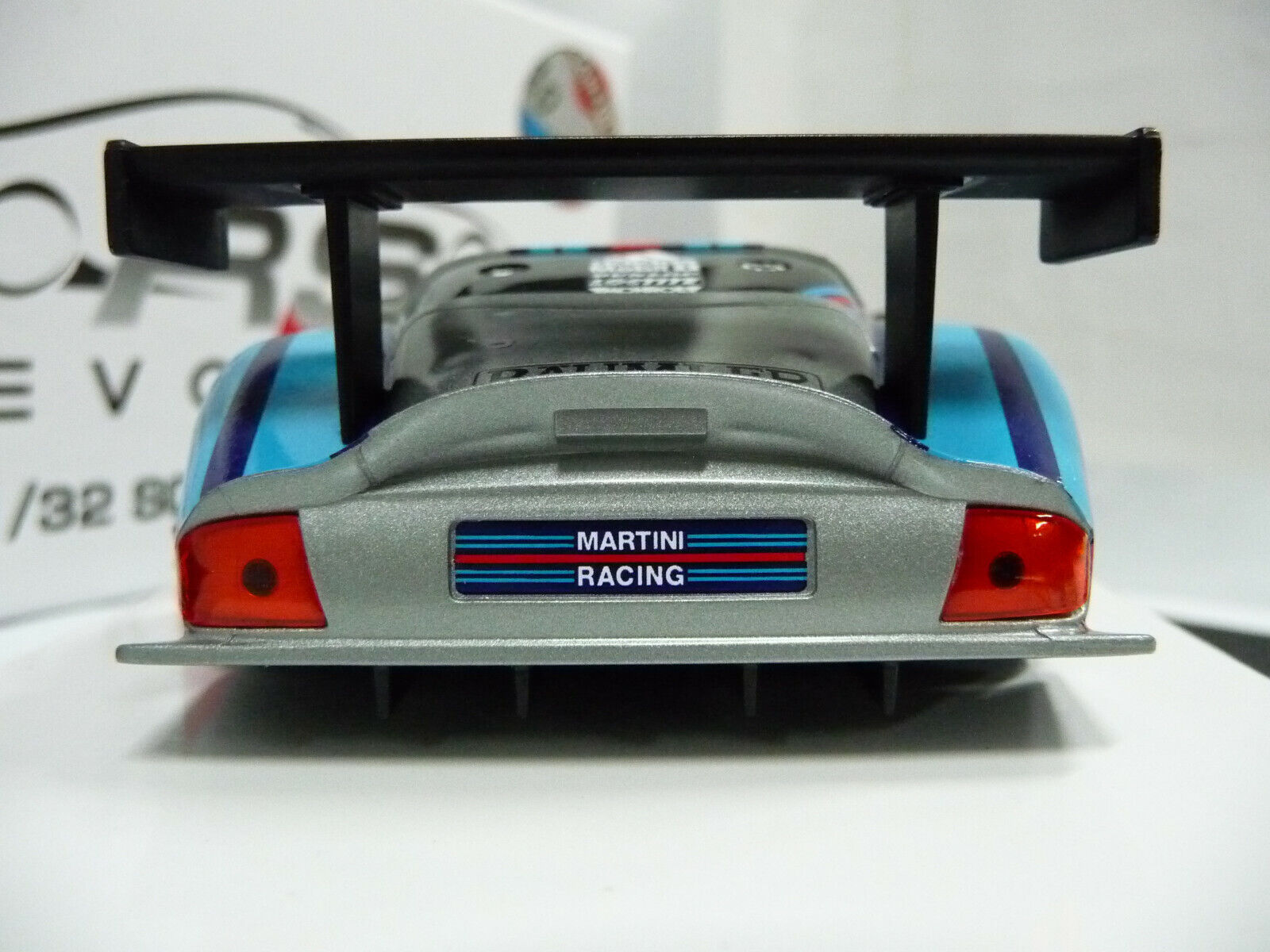 REVOSLOT - 1:32 RS0075 MARCOS MARTINI RACING SILVER NO.10 SLOT CAR ALSO SUITS SCALEXTRIC/CARRERA