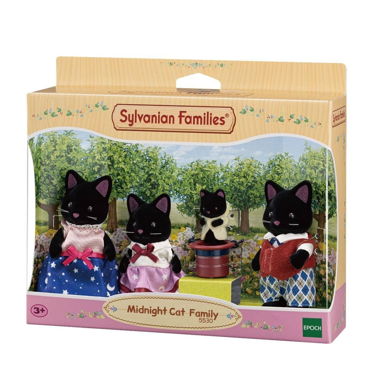 Sylvanian Families - Midnight Cat Family Playset
