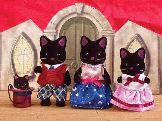 Sylvanian Families - Midnight Cat Family Playset