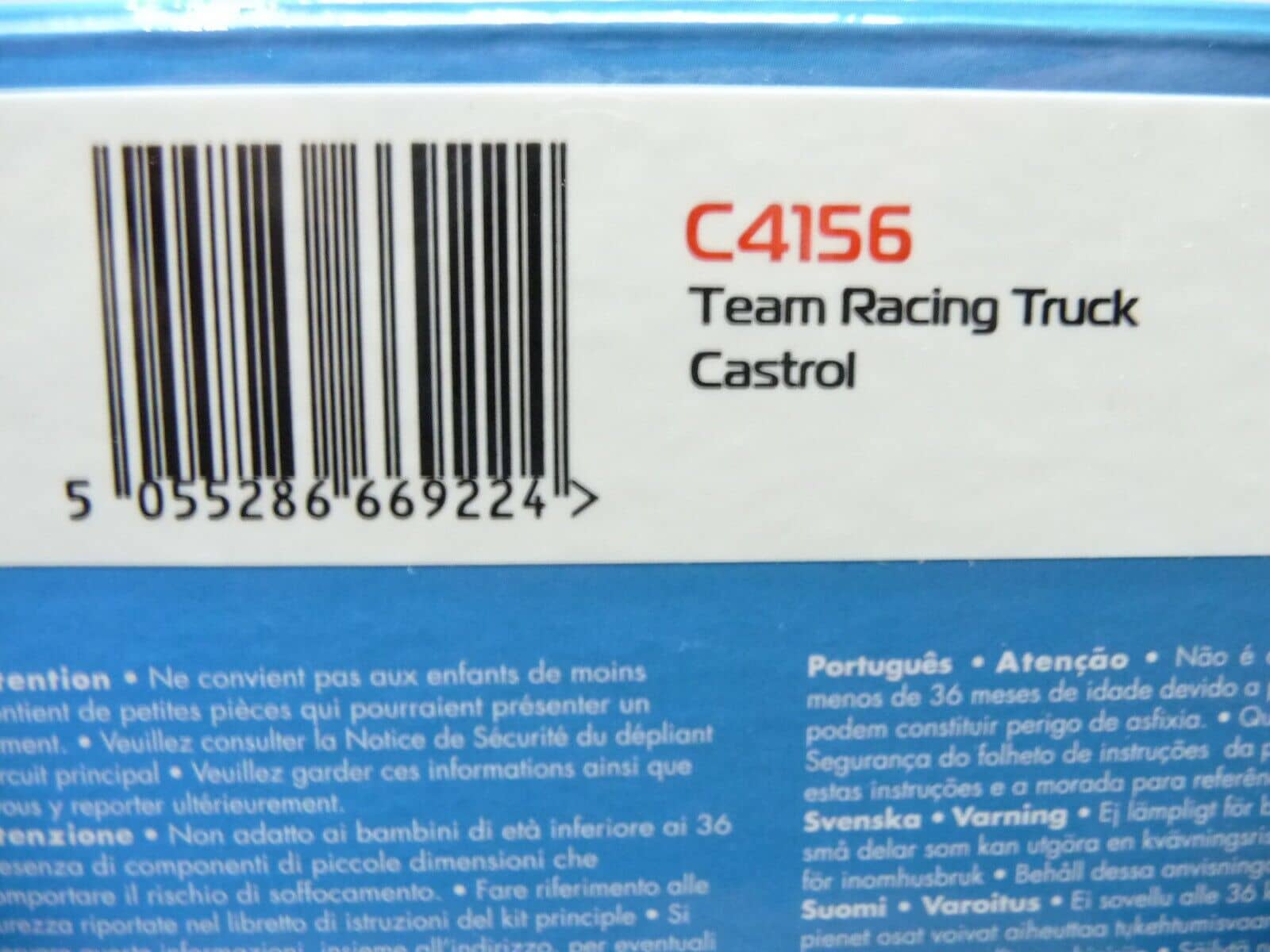 SCALEXTRIC - C4156 1:32 TEAM CASTROL RACING TRUCK SLOT CAR ALSO SUITS CARRERA