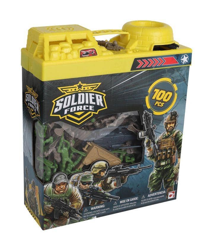 Soldier Force - Bucket Of Soldiers Playset 100 Pieces