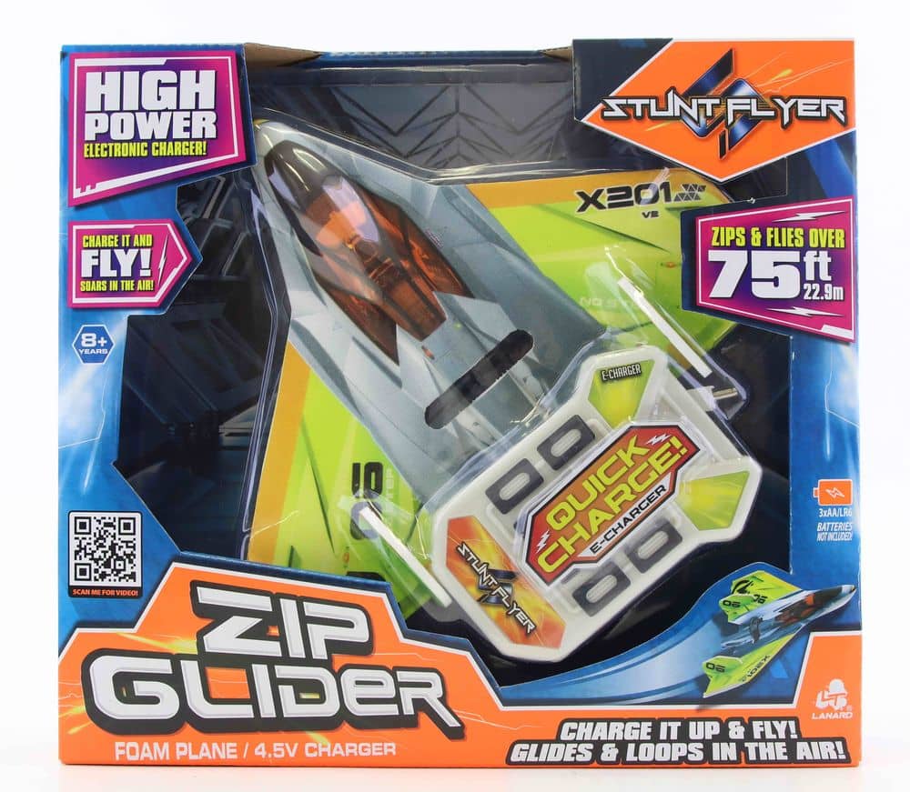 Stunt Flyer - Zip Glider Foam Plane