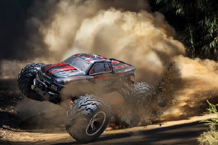 TORNADO RC 1:12 RADIO CONTROL MONSTER TRUCK RTR V2 RED