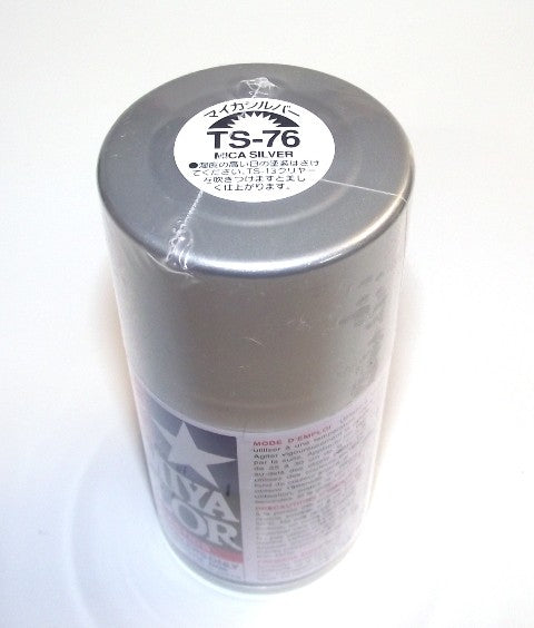 TS-76   TAMIYA ACRYLIC SPRAY PAINT  MICA SILVER