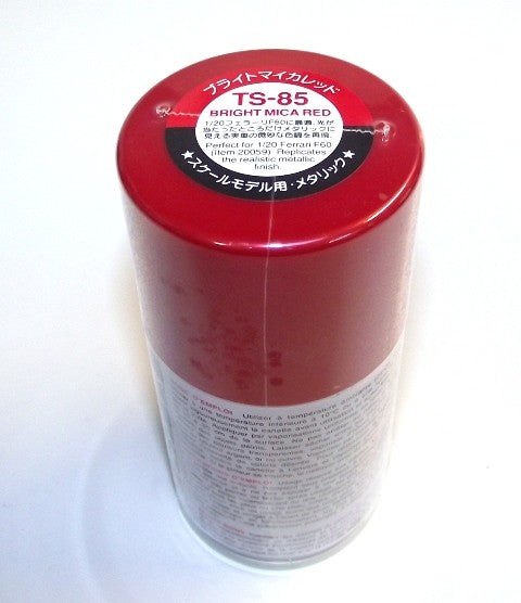 TS-85   TAMIYA ACRYLIC SPRAY PAINT  F60 FERRARI RED