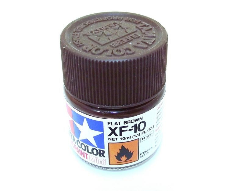 XF-10   TAMIYA ACRYLIC PAINT FLAT BROWN